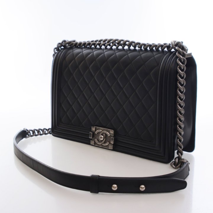 Chanel Large Lambskin Boy Bag