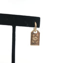 Chanel CC Dog Tag Drop Earr...