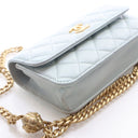Chanel Mini Lambskin Camell...