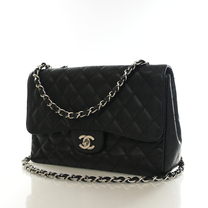 Chanel Jumbo Caviar Classic Single Flap Bag