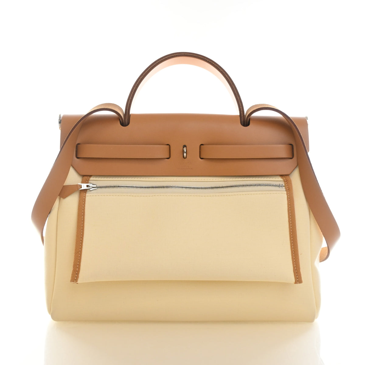Hermes Vanille Toile Herbag Zip 31, photo 11 of 15