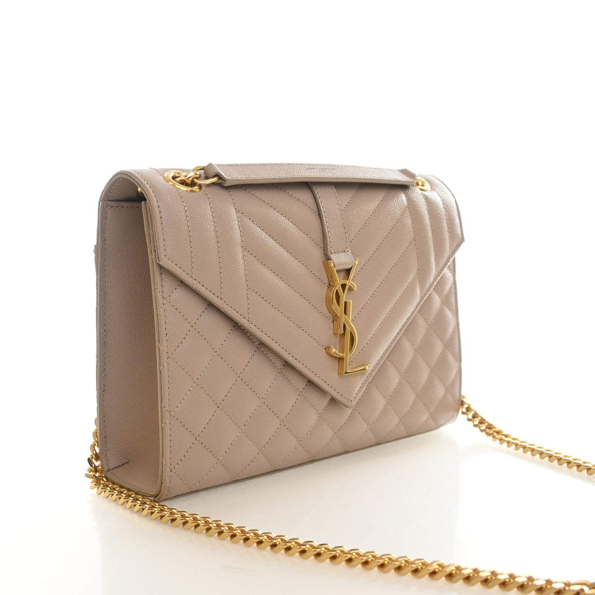 Saint Laurent Medium Calfskin Envelope Flap Bag, photo 2 of 14
