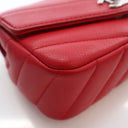 Chanel Mini Caviar Chevron ...