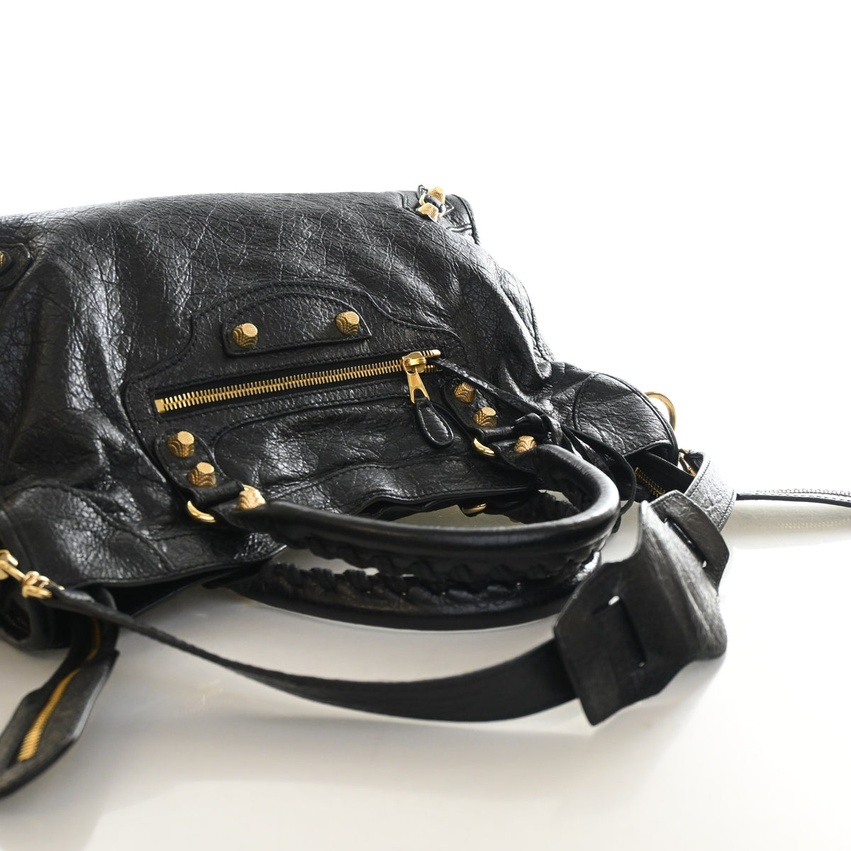 Pre-Owned Balenciaga 12 Agneau Giant City Bag, three-quarter view, photo 9 of 11