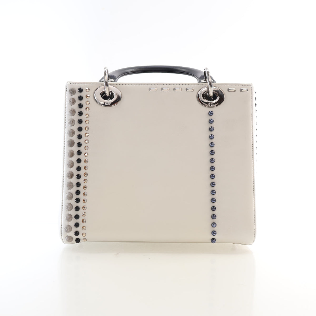 Pre-Owned Christian Dior Lady Dior Medium Calfskin, front view, photo 12 of 17