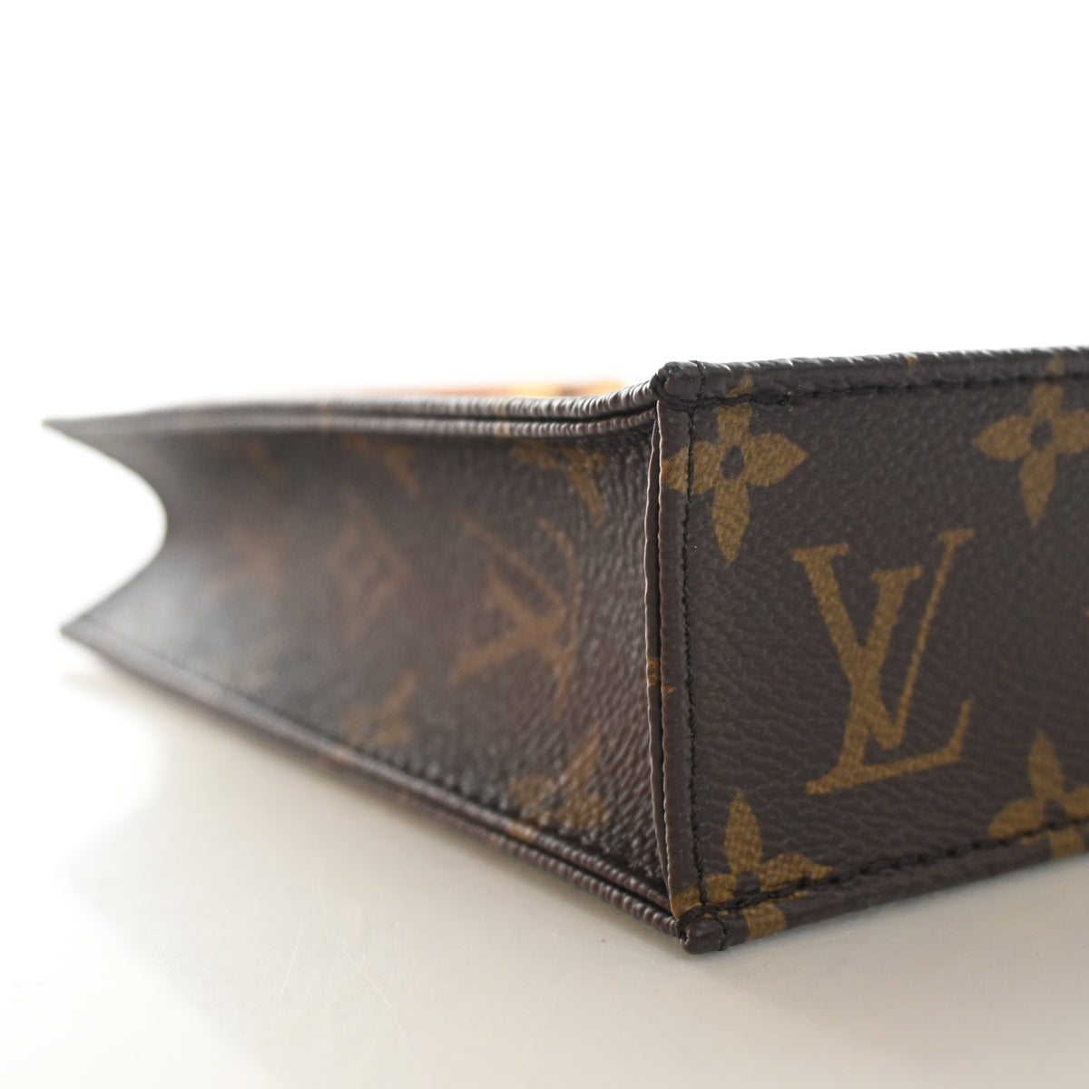 Pre-Owned Louis Vuitton Sac Plat Monogram Petit, base view