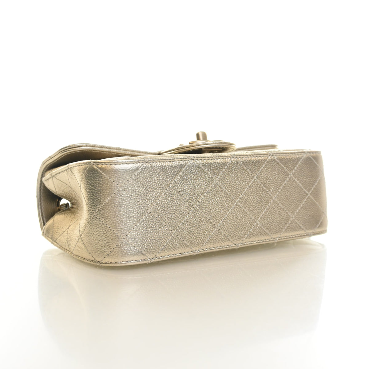 Chanel Mini Caviar Rectangular CC Slide Flap Bag, photo 5 of 15