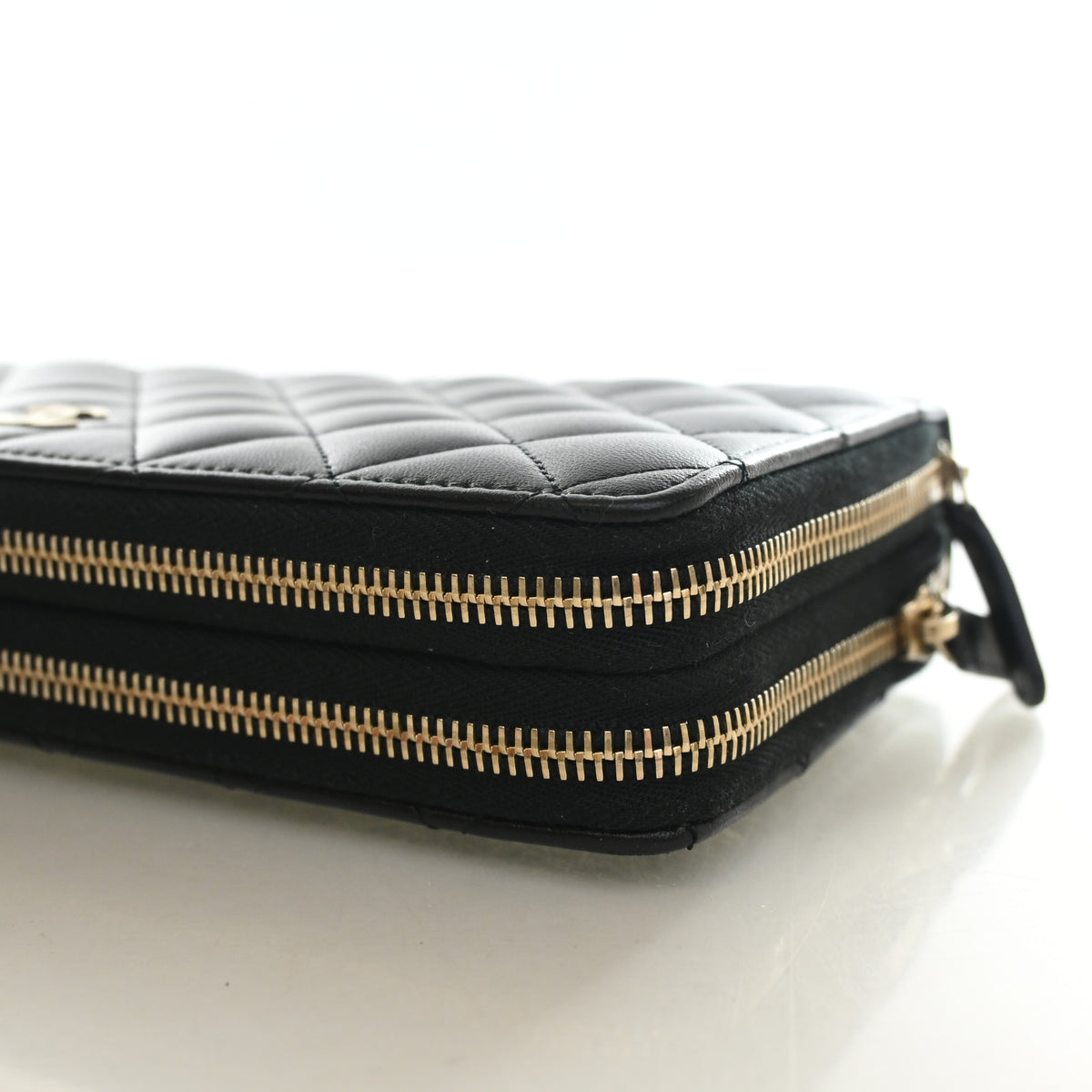 Chanel Lambskin Zip Around Clutch, photo 8 of 14