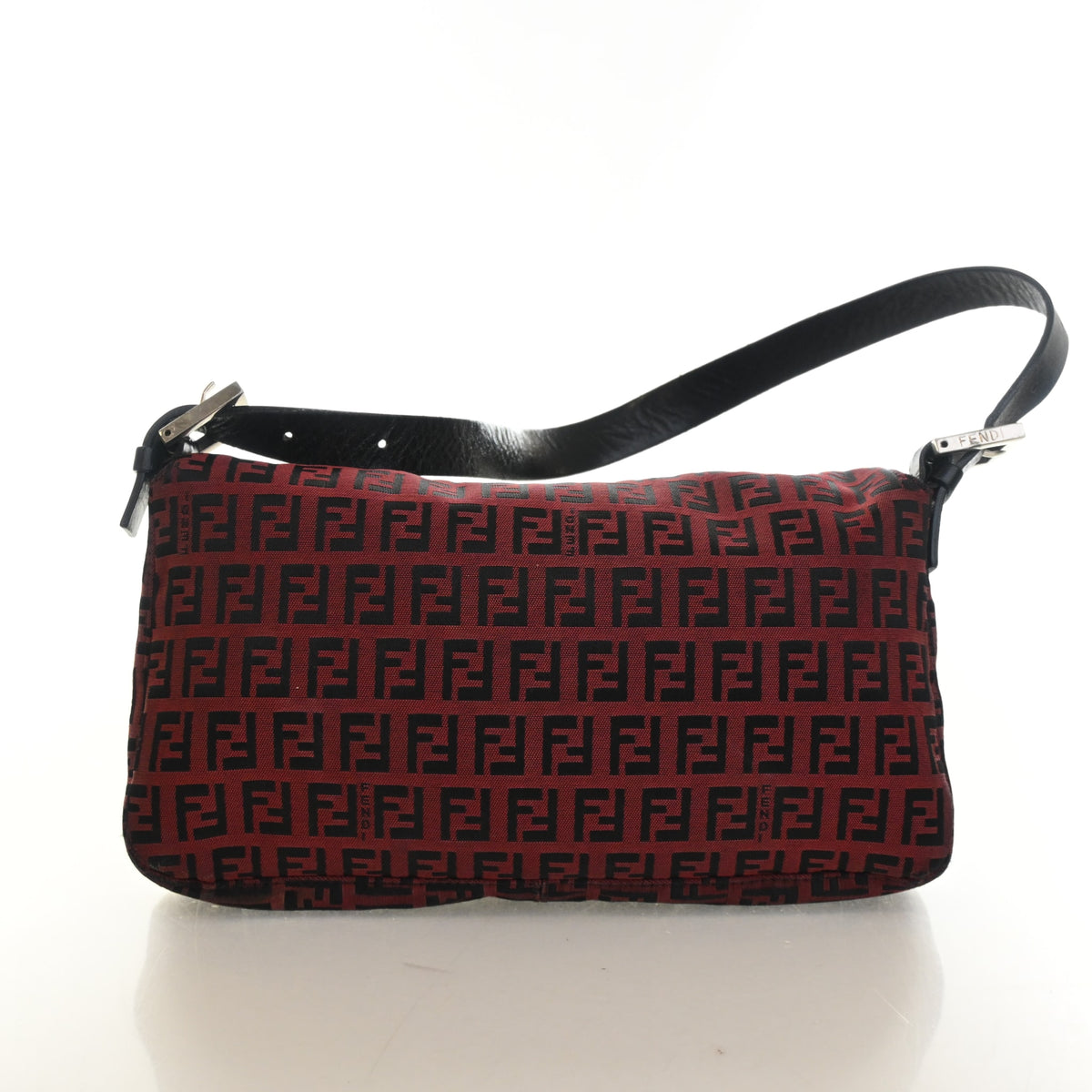Pre-Owned Fendi Baguette Zucchino FF, front view