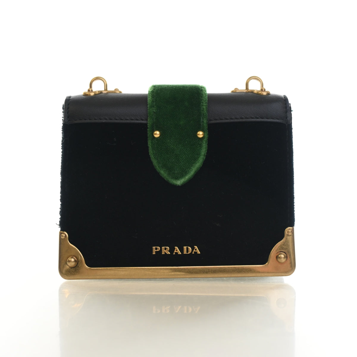 Prada Micro Velluto Cahier Crossbody Bag, photo 10 of 13