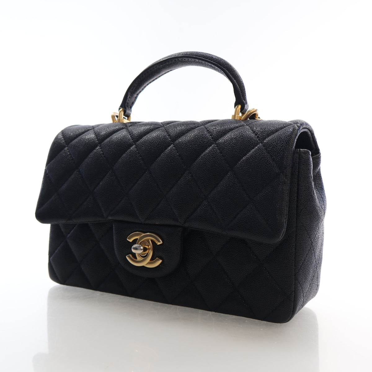 Chanel Mini Caviar Top Handle Bag, photo 3 of 17