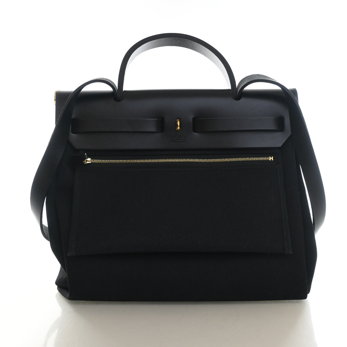 Hermes Noir Toile Herbag Zip 31, photo 11 of 15