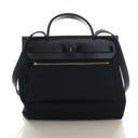 Hermes Noir Toile Herbag Zi...