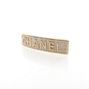 Chanel Crystal Logo Barret ...
