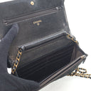 Chanel Metallic Quilted Tar...