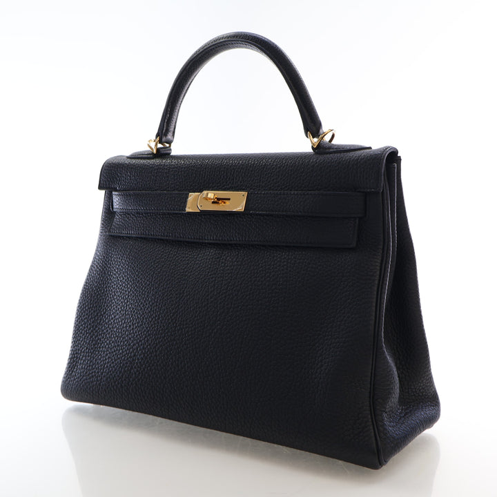 Hermes Noir Togo Kelly 32