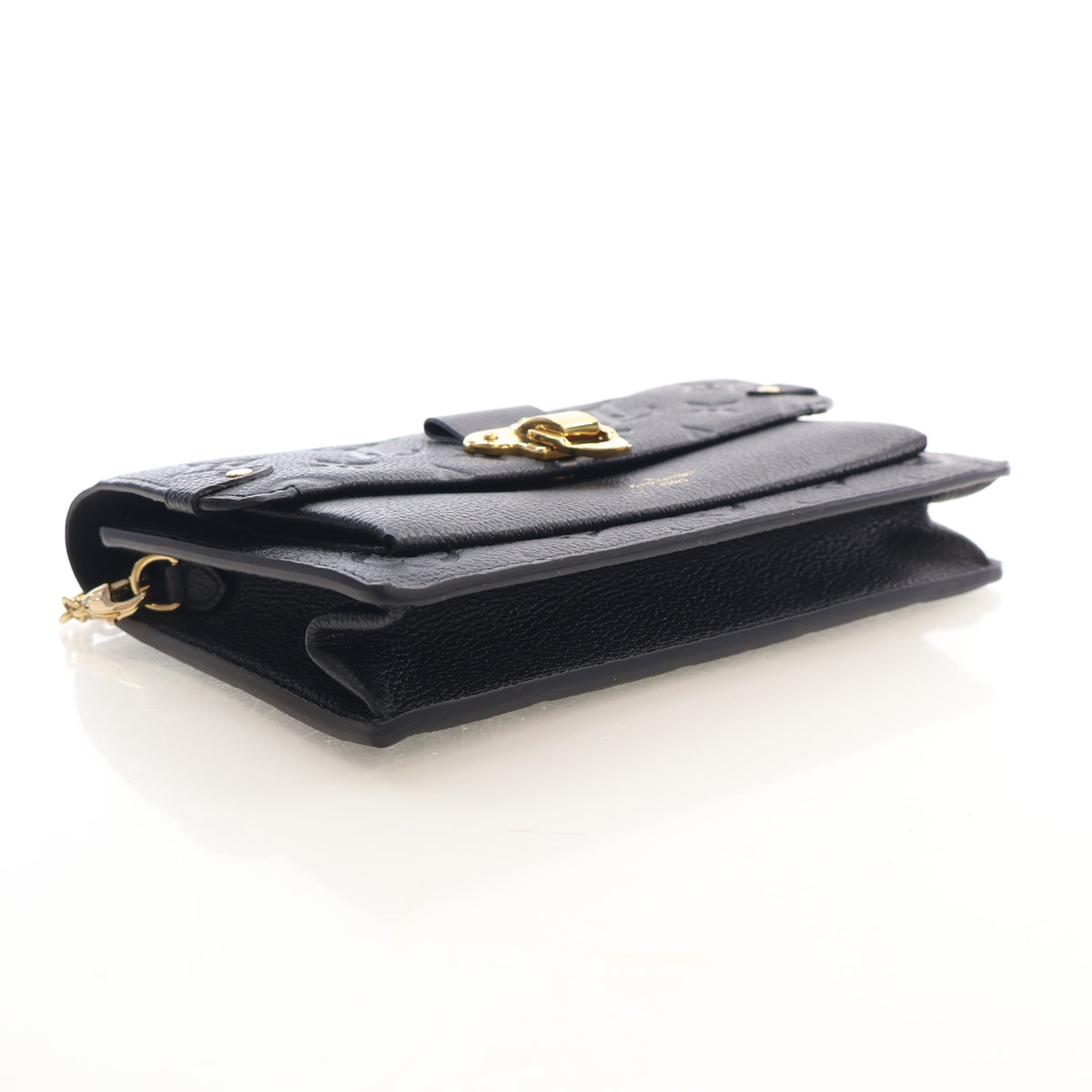 Pre-Owned Louis Vuitton Chain Wallet Monogram Empreinte Vavin, side profile