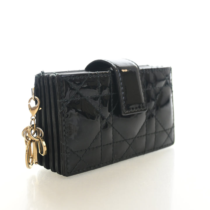 Christian Dior Patent Jasmine Card Holder