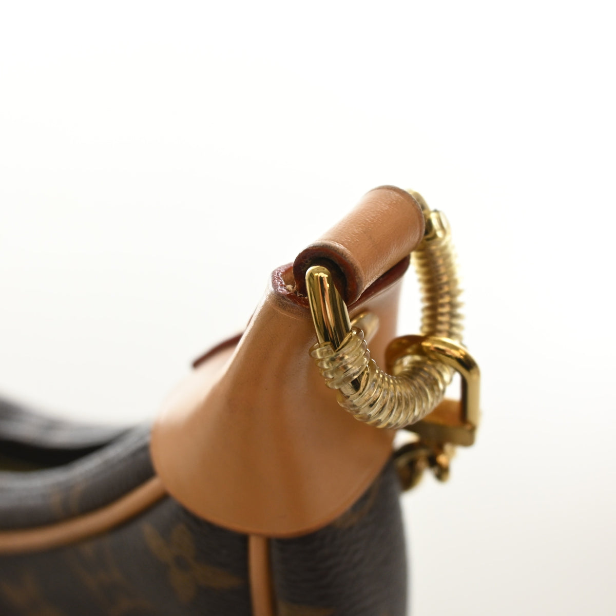Pre-Owned Louis Vuitton Hobo Monogram Loop Bag, gold hardware