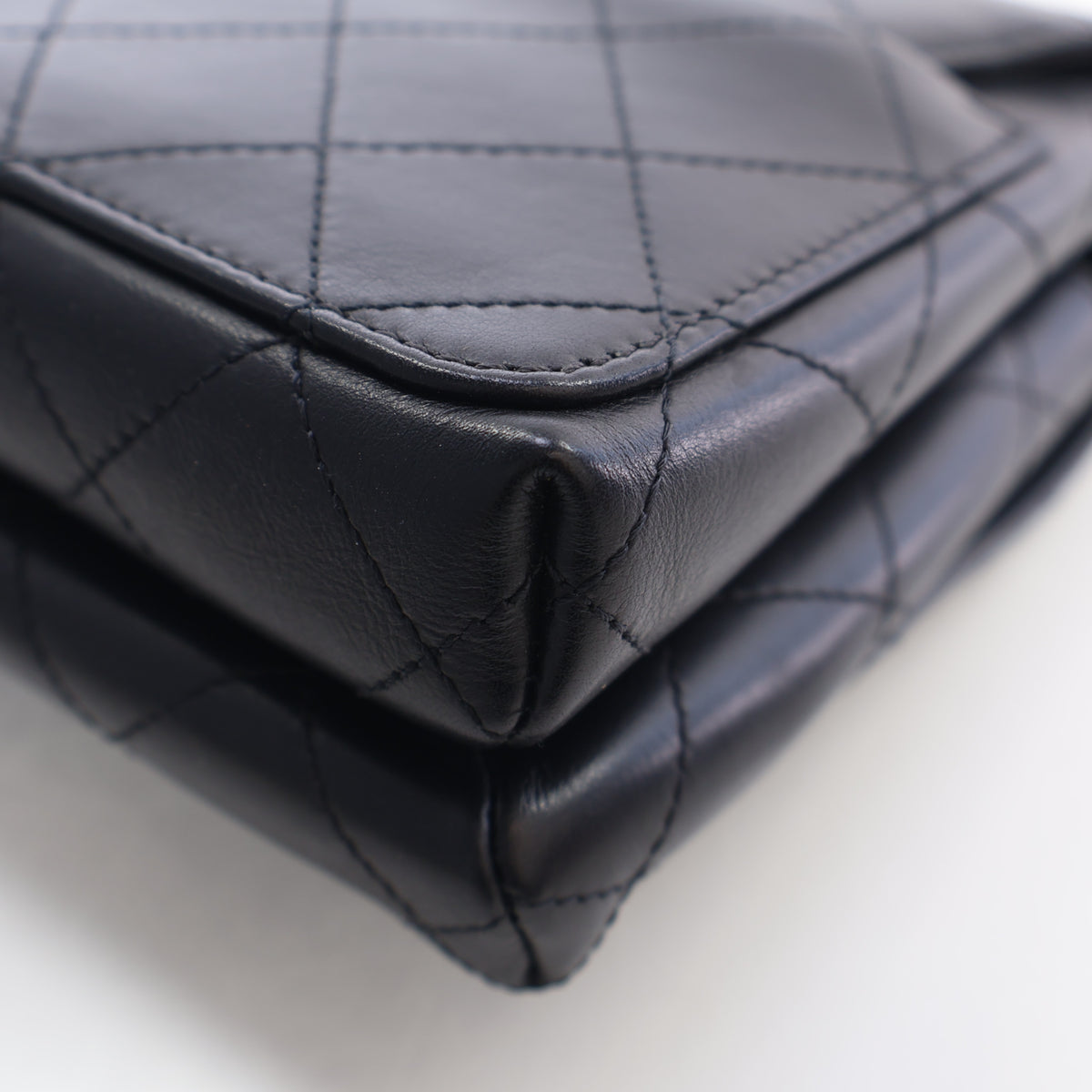 Chanel Small Lambskin Quilted Double Pocket Top Handle Flap Bag, photo 13 of 17