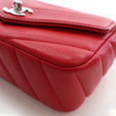 Chanel Mini Caviar Chevron ...