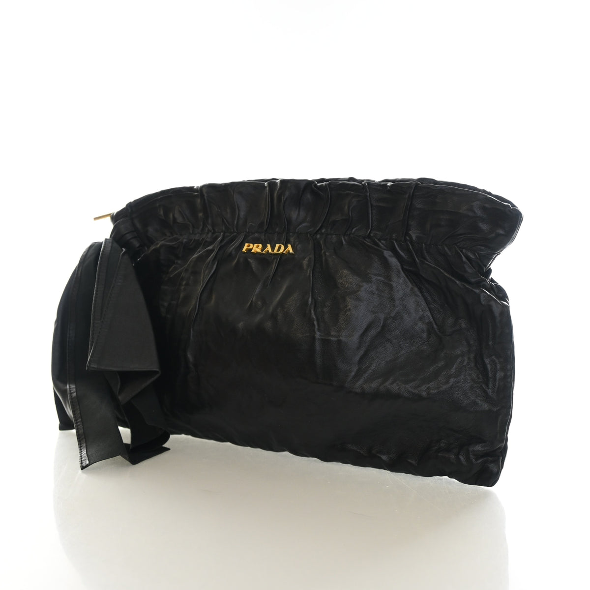 Prada Nappa Antique Bow Clutch, photo 3 of 13