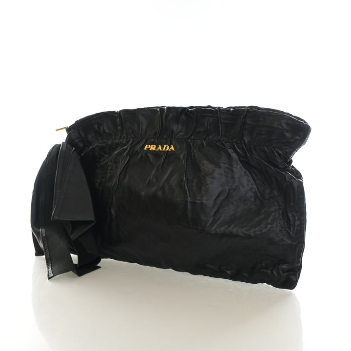 Prada Nappa Antique Bow Clutch