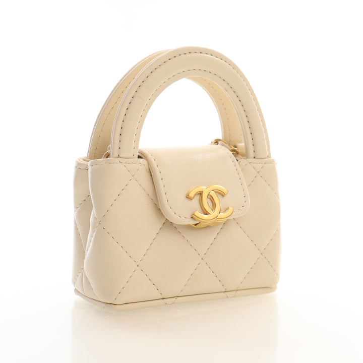 Chanel Mini Lambskin Kelly Bag Charm