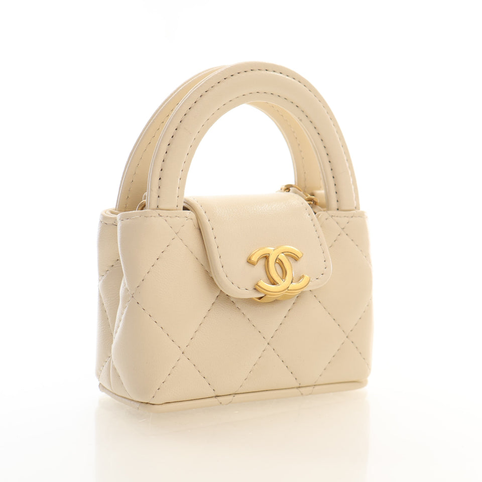 Chanel Mini Lambskin Kelly Bag Charm