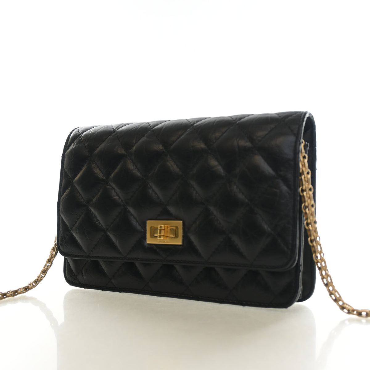 Chanel Aged Calfskin Reissue 2.55 Wallet On Chain (WOC), photo 3 of 14