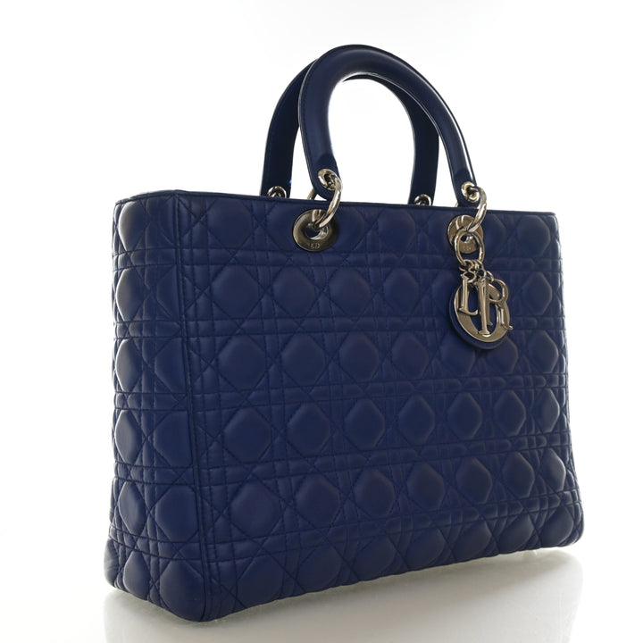 Christian Dior Large Lambskin Lady Dior