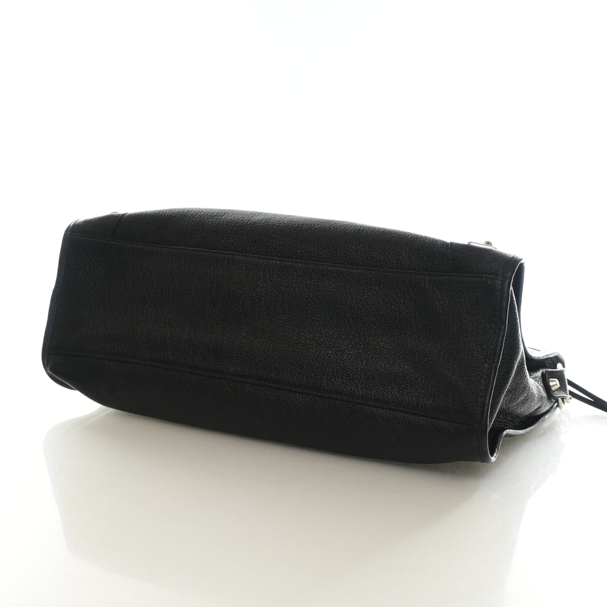 Pre-Owned Balenciaga Medium Goatskin Metallic Edge City Bag, base view