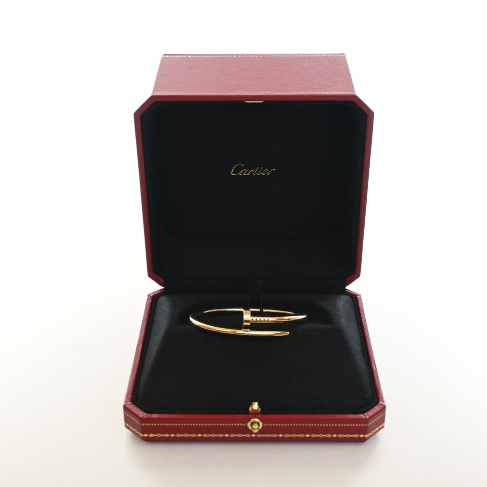 Cartier Classic Model Juste Un Clou Bracelet Sz 16