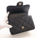 Chanel Mini Lambskin Top Ha...