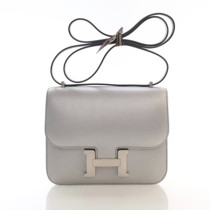 Hermes Argent Chevre Chamkilight Constance 18