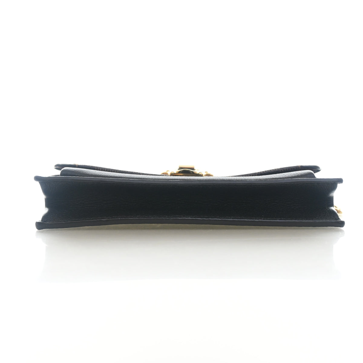 Pre-Owned Louis Vuitton Chain Wallet Damier Ebene Vavin, side profile, photo 9 of 14