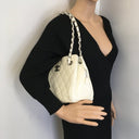 Chanel Vintage White Patent...