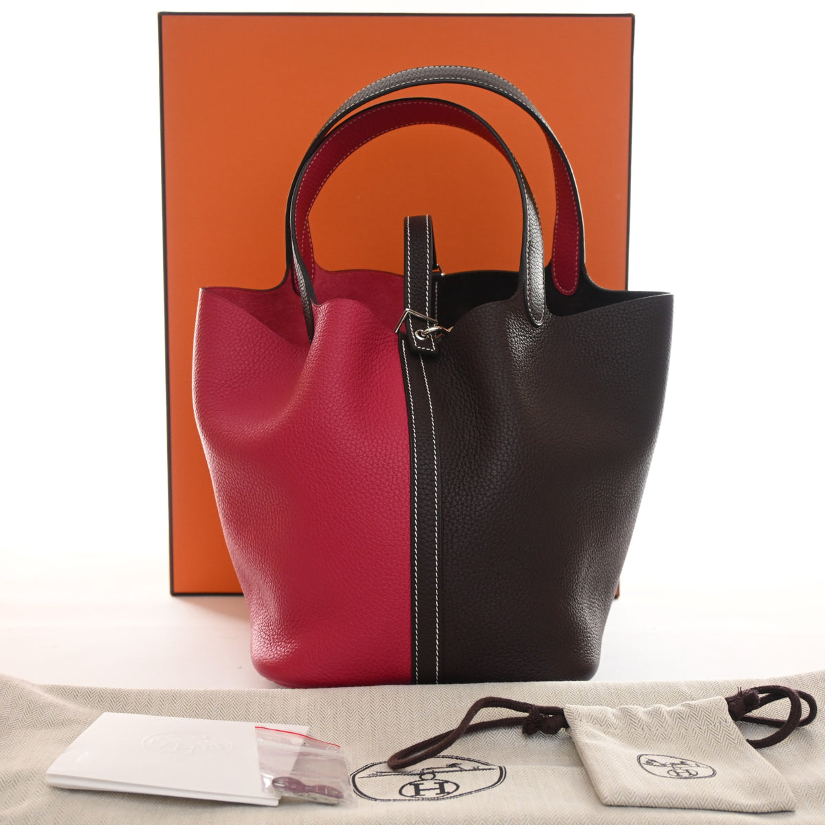 Hermes Framboise Clemence Picotin Lock 22, photo 14 of 14