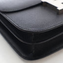 Hermes Noir Epsom Constance 18