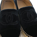 Chanel Velvet CC Espadrille...