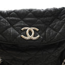 Chain Lambskin Around Hobo Bag