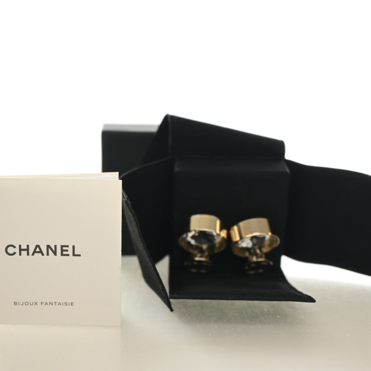 Chanel Large Crystal CC Earrings, photo 9 of 9