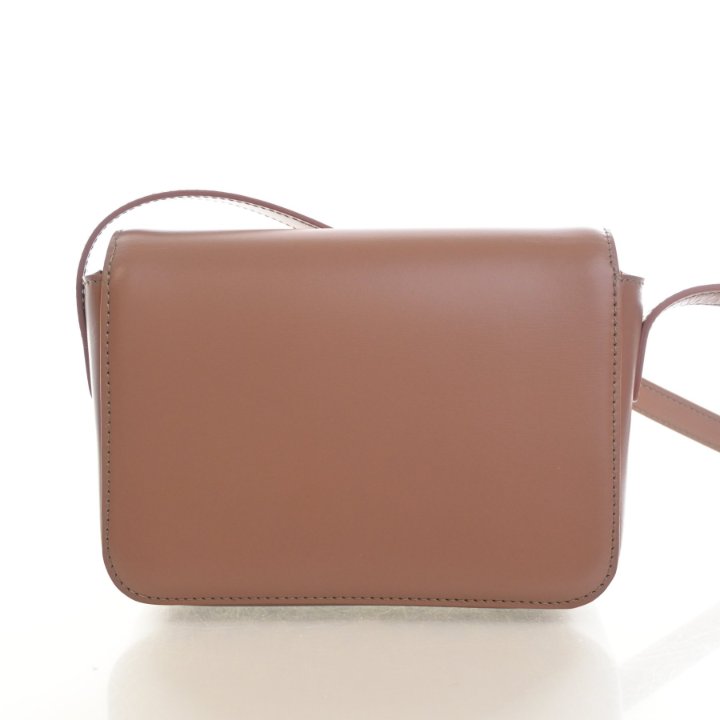Pre-Owned Celine Flap Bag Nano Shiny Calfskin Triomphe, front view, photo 11 of 15