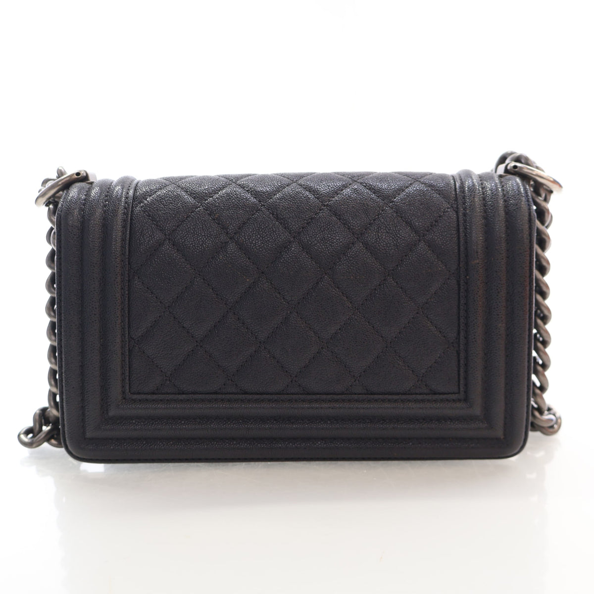 Pre-Owned Chanel Boy Bag Small Caviar Leather, front view, photo 12 of 17
