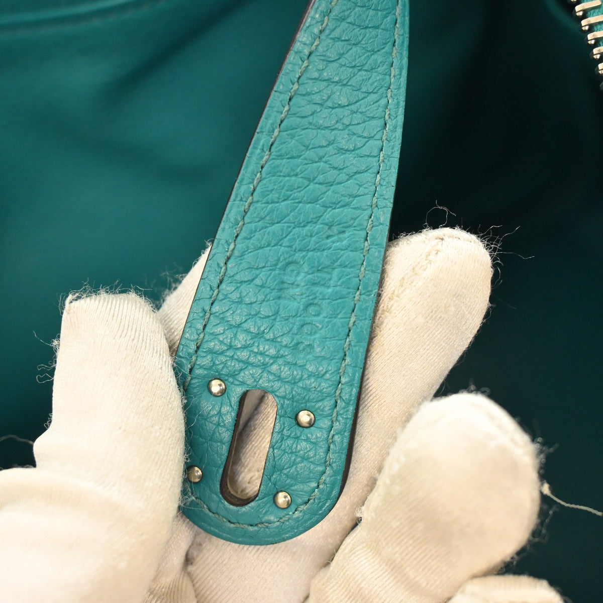 Hermes Bleu Paon Clemence Lindy 30, photo 14 of 19