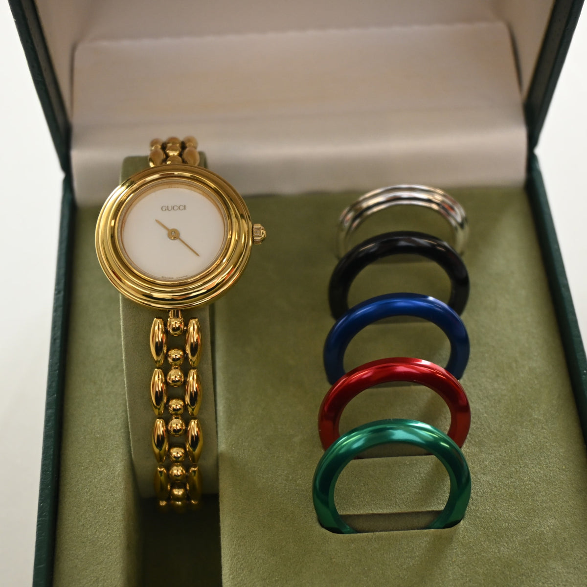 Gucci Rice Link Interchangeable Bezel Quartz Watch 26mm, photo 3 of 12