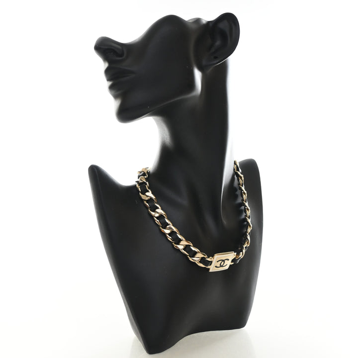 Chanel CC Square Choker Necklace