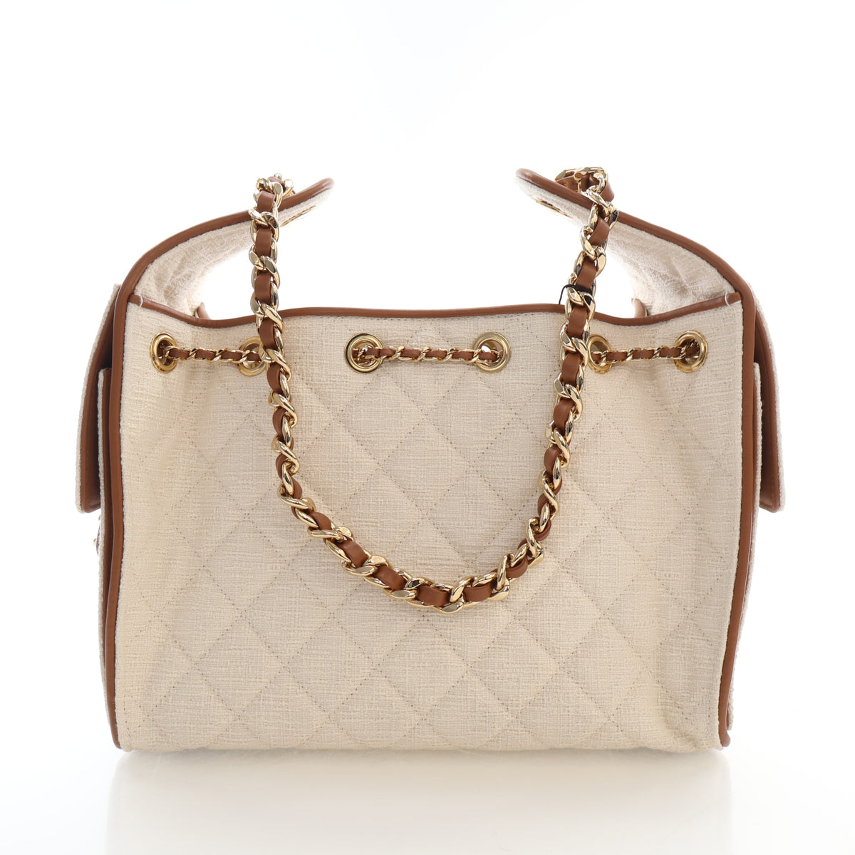 Pre-Owned Chanel Hobo Small Tweed 25, front view