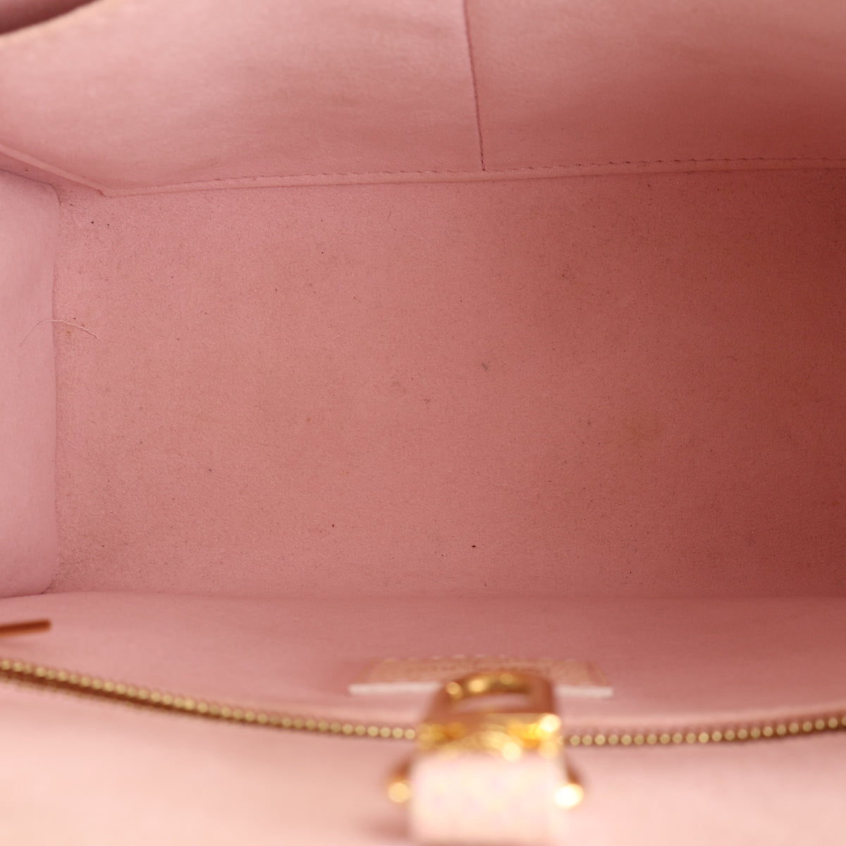 Pre-Owned Louis Vuitton Onthego PM Stardust Monogram, open interior with lining, photo 15 of 29