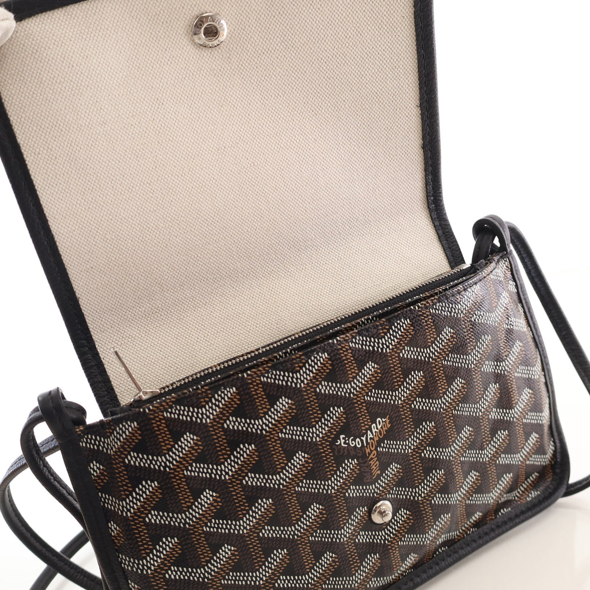 Pre-Owned Goyard Goyardine Plumet, open front view